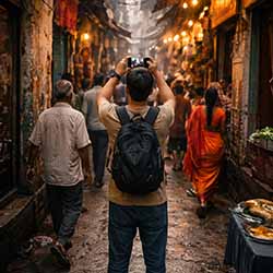 Capturing the vibrant alleyway moments